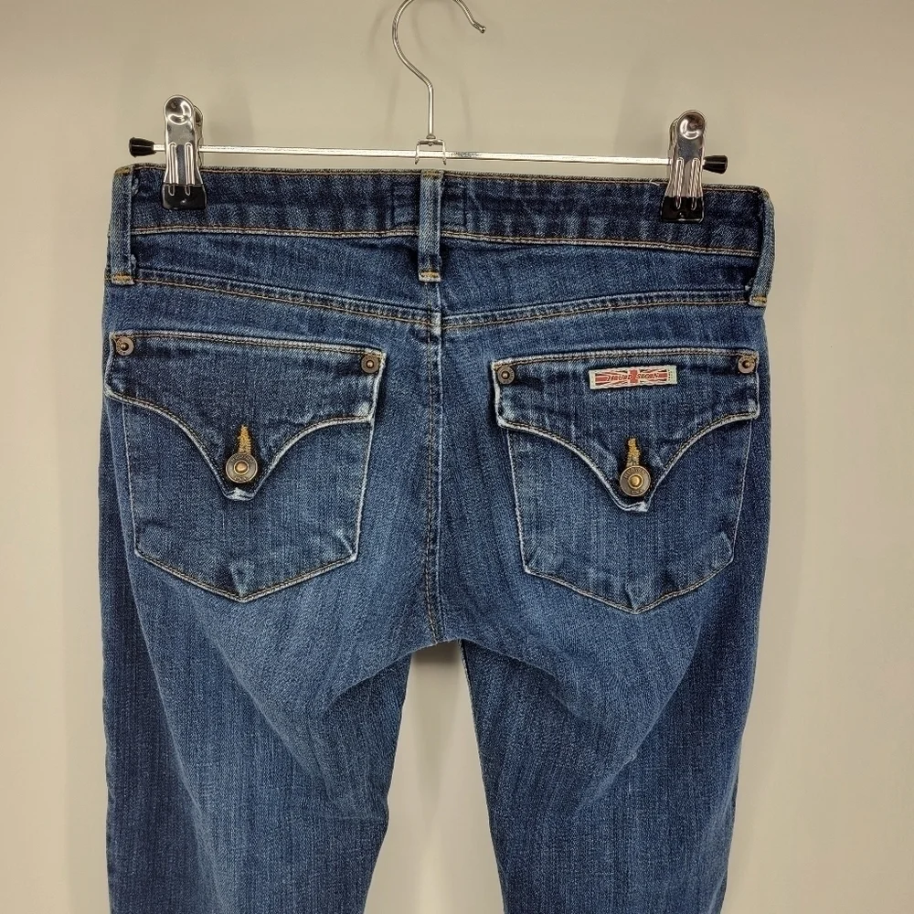 Hudson Carly Midrise Straight Leg Jeans Size‎ 24